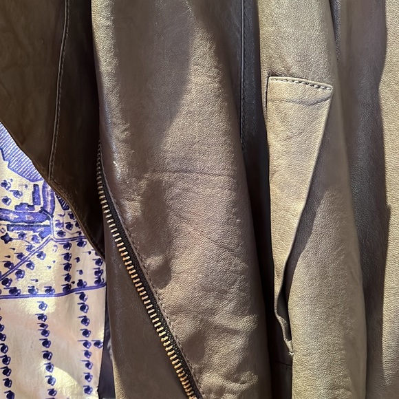 Gary Graham leather over shirt - Picture 3 of 3